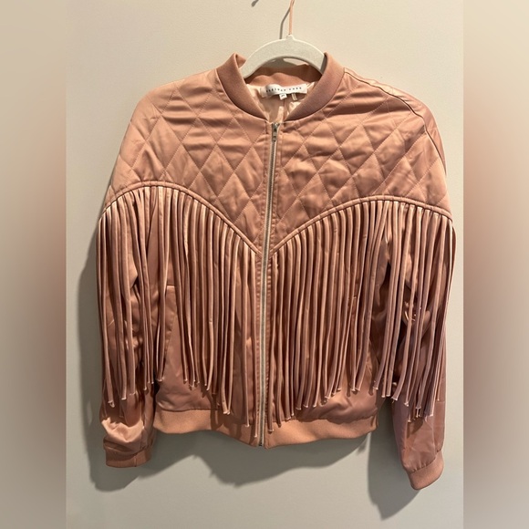 endless rose Pink Fringe Jacket - Picture 2 of 5